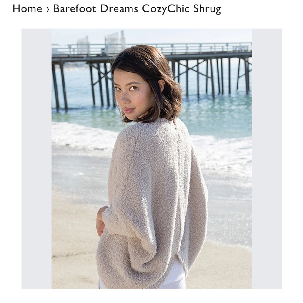 Barefoot Dreams Cozy Chic Shrug, size Small, NWOT